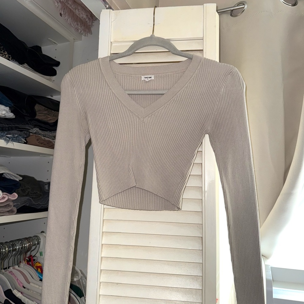 Garage Long Sleeve in Beige
